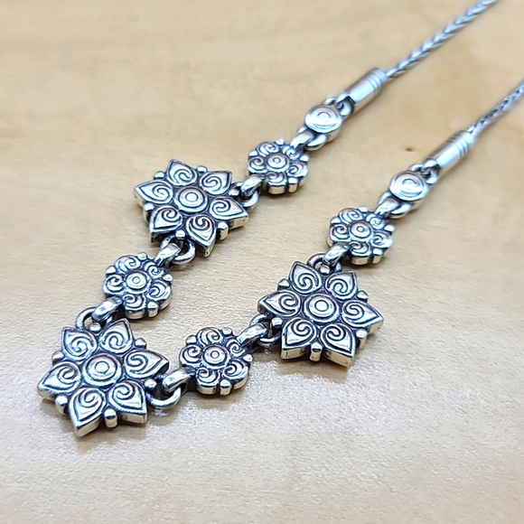 NWTS! Brighton "GARDEN OF EDEN" Enamel & Swarovski Crystal Reversible Necklace🌺 - Picture 10 of 12